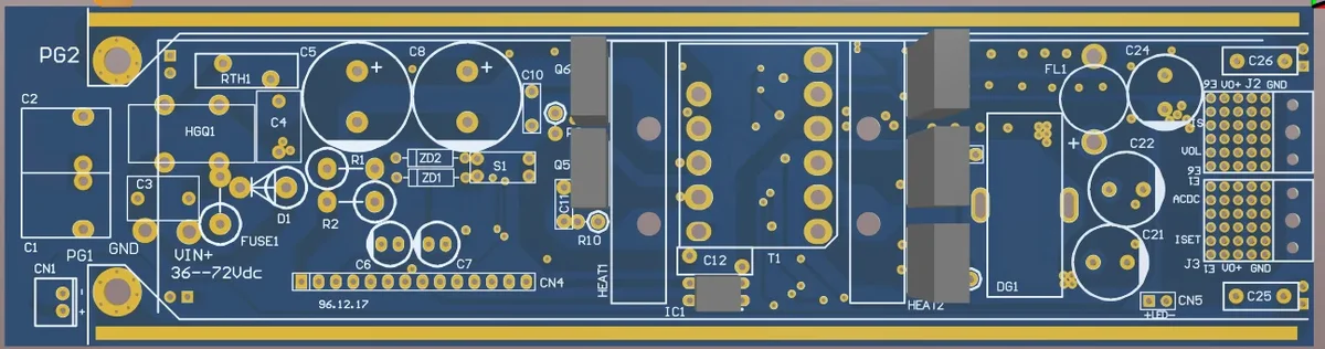 مهندسی معکوس و بازطراحی برد منبع تغذیه DC-DC