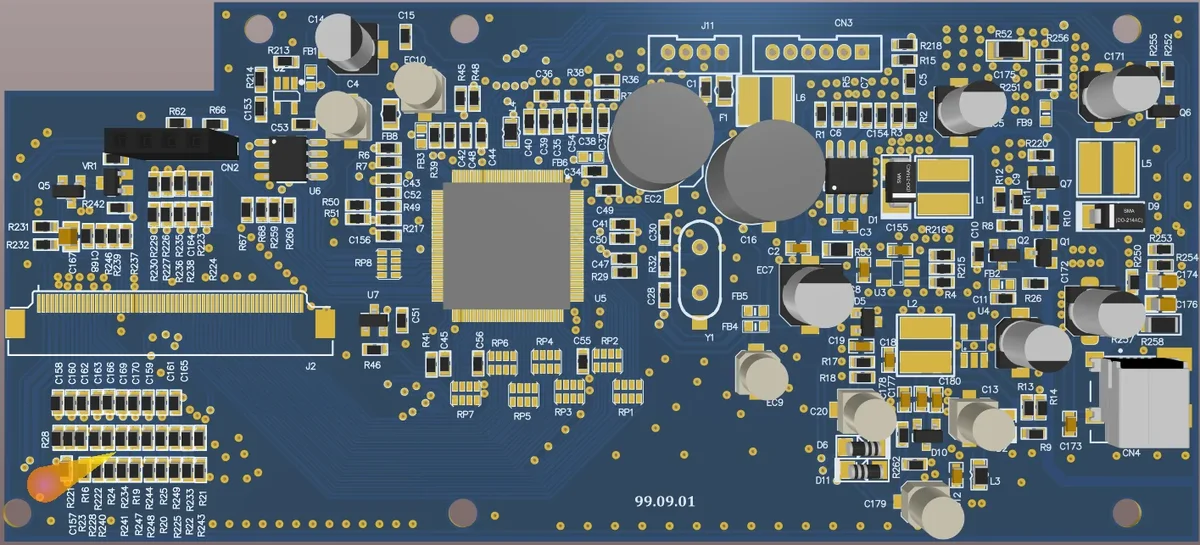 مهندسی معکوس و بازطراحی PCB برد کنترل و پردازش تصویر