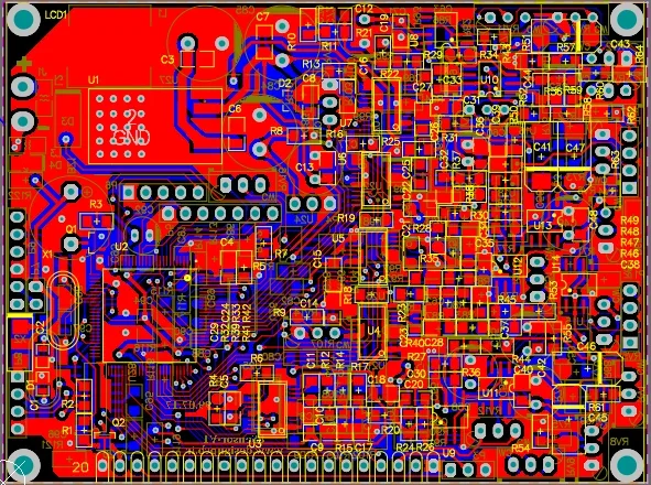 طراحی و توسعه PCB اسکنر ۸ سنسوره